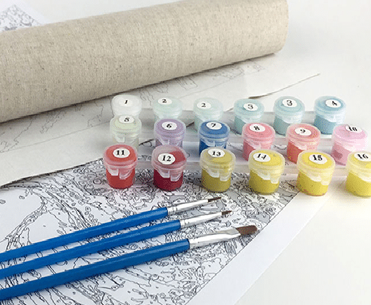 How To Do Painting By Numbers Step 1