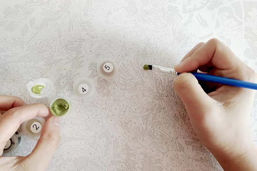 How To Do Painting By Numbers Step 2